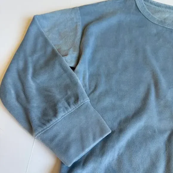 Gap Kids Blue Velour Pajamas 6 - Picture 4 of 13
